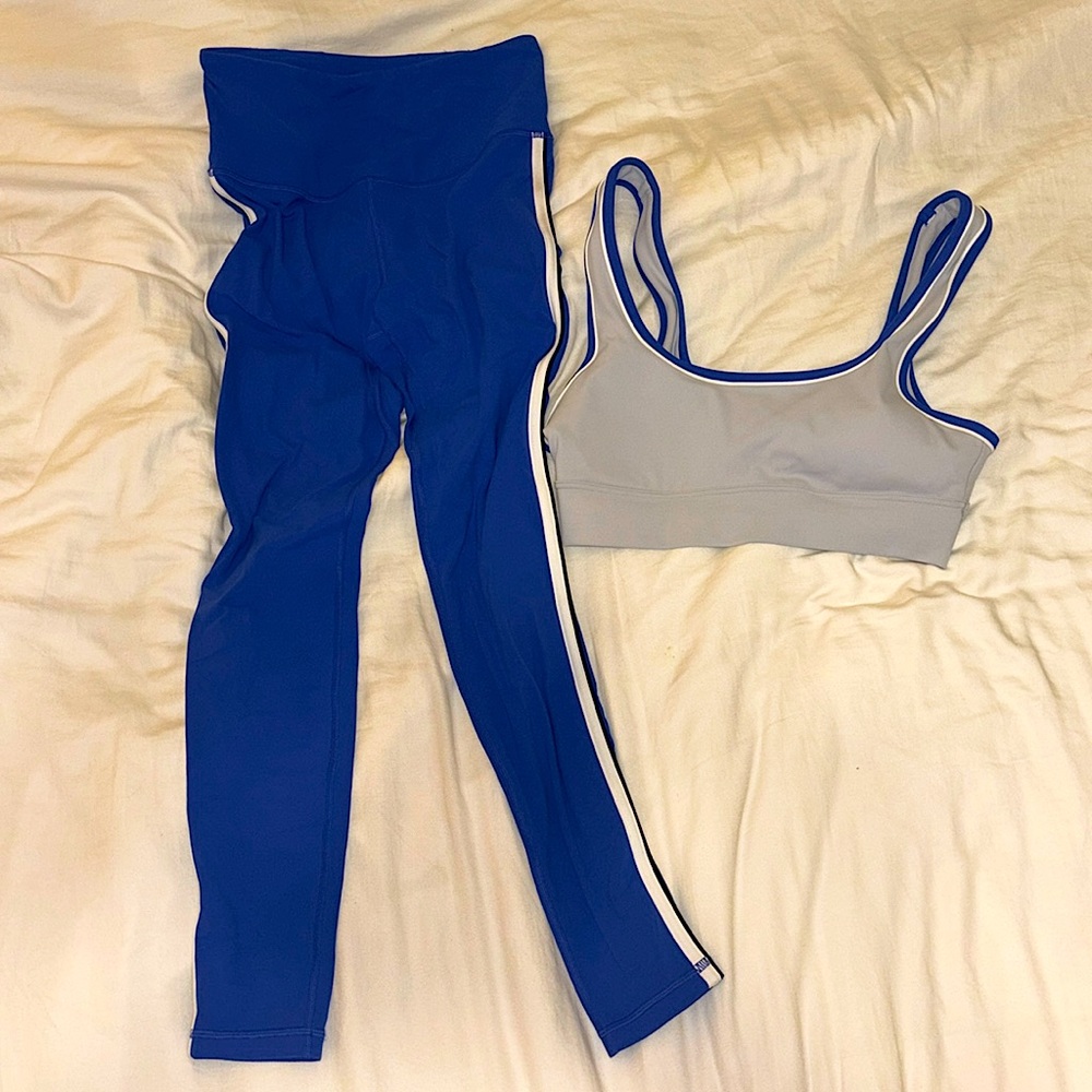 Athleta ELATION ULTRA HIGH RISE LEGGING (Small) AND SPORTS BRA (Extra Small)